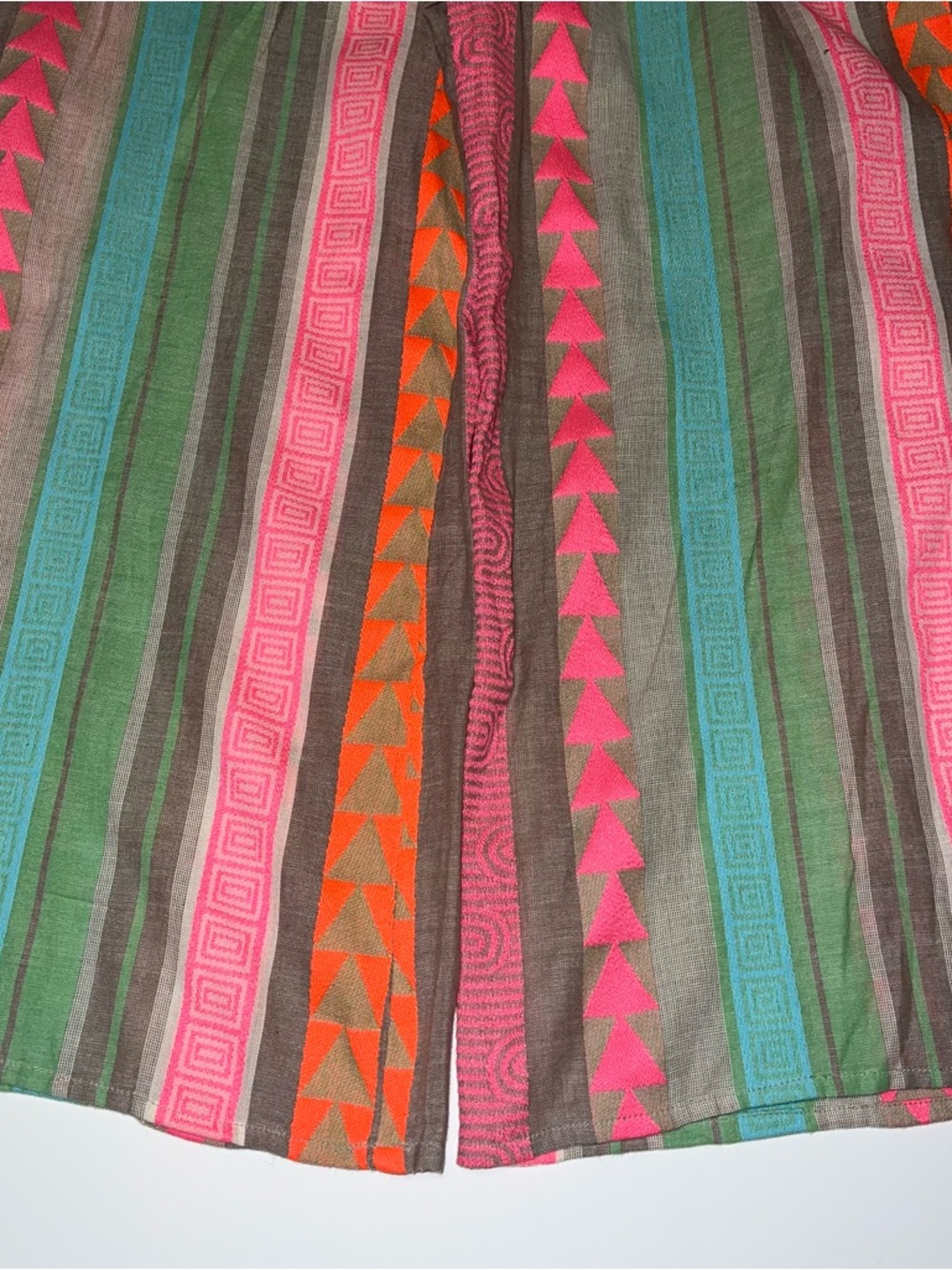 Elan Aztec Strapless Jumpsuit In Neon Multicolors NWT Sz L - Picture 6 of 13